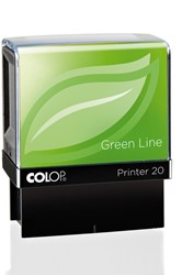 Tekststempel Colop 20 green line+bon 4regels 38x14mm