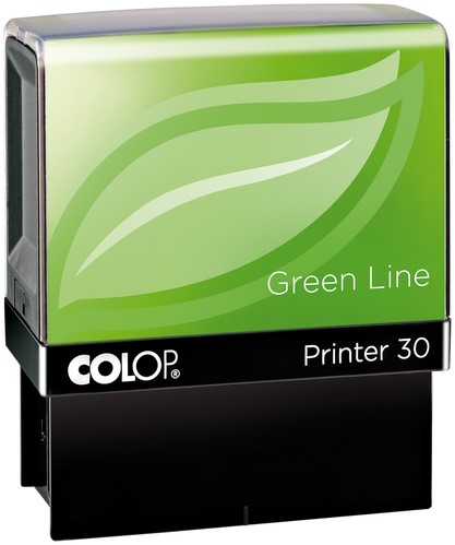 Tekststempel Colop Printer 30 Green Line personaliseerbaar groen