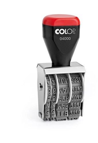Datumstempel Colop 04000 niet zelfinktend 4mm