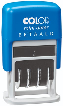 Woord-datumstempel Colop S160B betaald