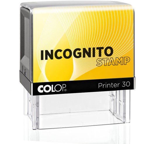 Tekststempel Colop 30 lncognito