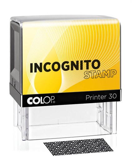 Tekststempel Colop 30 lncognito-2