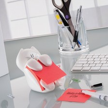 Memoblokdispenser Post-it Z-Notes Kat 76x76mm incl notes roze-2