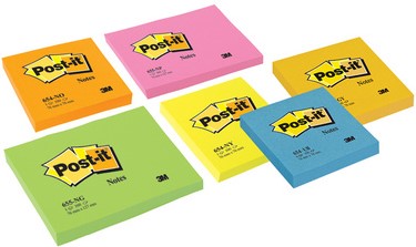 Memoblok Post-it 654 76x76mm oranje 100 vel-2