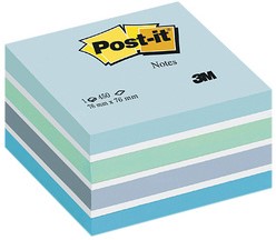 Memoblok Post-it 2028 76x76mm kubus pastel groen-2
