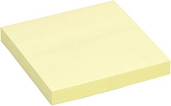 Memoblok Quantore 75x75mm geel