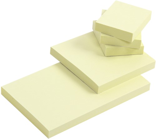 Memoblok Quantore 40x50mm geel pak/3-2