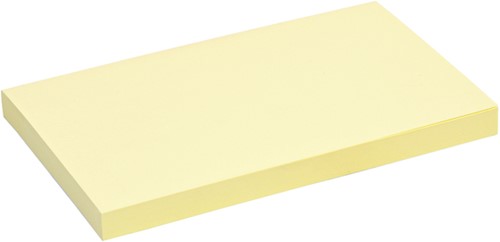 Memoblok Quantore 75x125mm geel