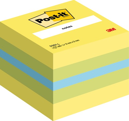 Memoblok 3M Post-it 2051L kubus 51x51mm lemon 400vel
