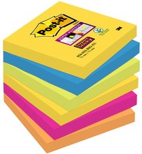 Memoblok 3M Post-it 655-SSRO Super Sticky 76x127mm Rio-2