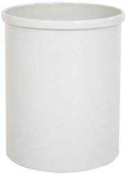 Papierbak Vepabins rond 15liter gebroken wit