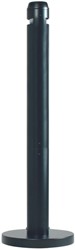 Asbak staand Rubbermaid peukenzuil 10x32x104cm zwart