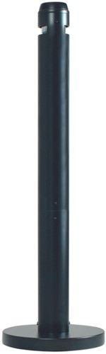 Asbak staand Rubbermaid peukenzuil 10x32x104cm zwart