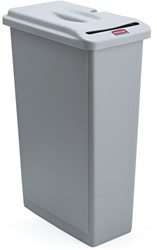 Afvalcontainer Slim Jim vertrouwelijk grijs 87liter