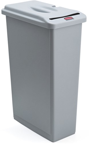 Afvalcontainer Slim Jim vertrouwelijk grijs 87liter