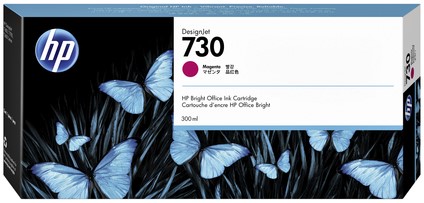 Inktcartridge P2V69A 730 300ml rood