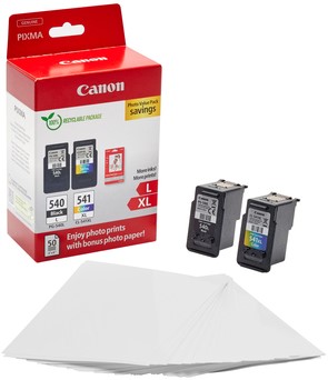 Inktcartridge Canon PG-540XL +  CL-541XL zwart + kleur-3
