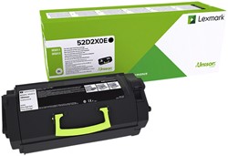 Tonercartridge Lexmark 52D2X00 prebate zwart HC