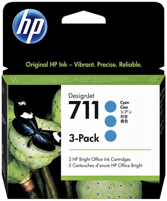 Inktcartridge HP CZ134A 711XL blauw HC