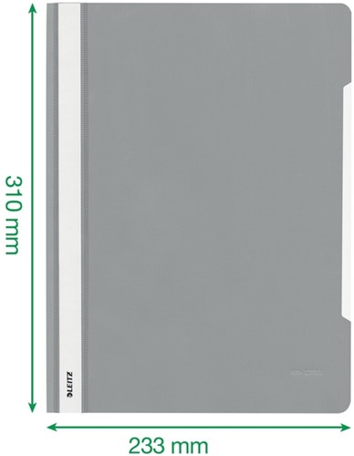 Snelhechter Leitz Standaard A4 gerecycled PP rood-3