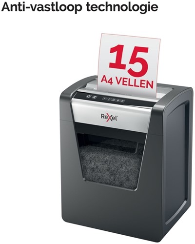 Papiervernietiger Rexel Momentum X415 snippers 4x40mm-2