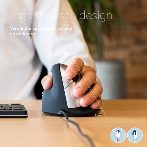 Ergonomische Muis R-Go Tools HE medium links-2