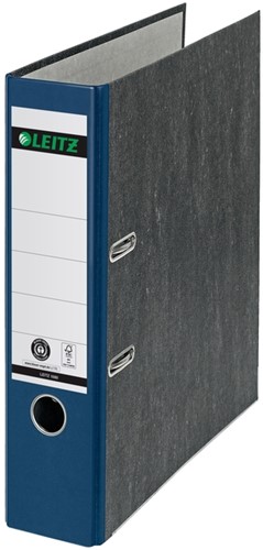 Ordner Leitz A4 80mm blauw gewolkt