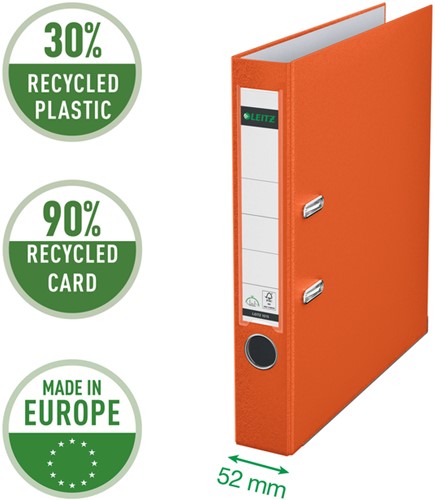 Ordner Leitz A4 50mm PP oranje-3