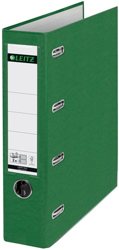 Bankordner Leitz A4 80mm 2 mechanieken groen-2