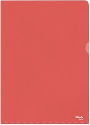 Insteekmap L-map Esselte standaard A4 PP rood