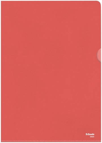 Insteekmap L-map Esselte standaard A4 PP rood