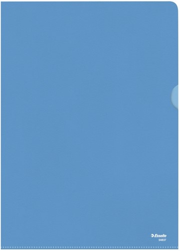 Insteekmap L-map Esselte standaard A4 PP blauw