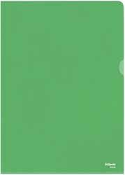 Insteekmap L-map Esselte standaard A4 PP groen