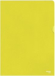 Insteekmap L-map Esselte standaard A4 PP geel