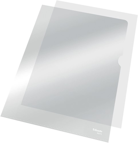 Insteekmap L-map Esselte standaard A4 PP transparant-2