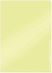 Insteekmap L-map Leitz premium A4 PVC geel