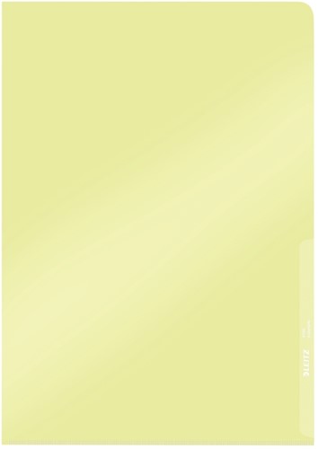 Insteekmap L-map Leitz premium A4 PVC geel