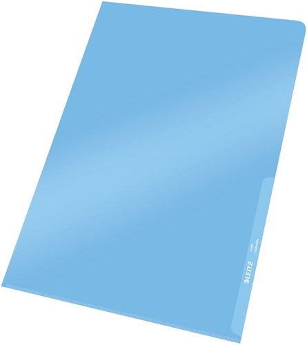 Insteekmap L-map Leitz premium A4 PVC blauw-3