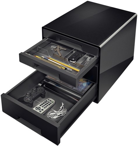 Ladenbox Leitz 4 laden zwart-2