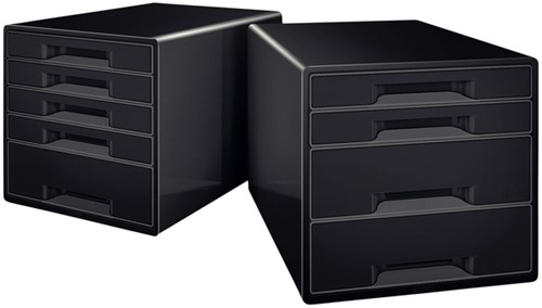 Ladenbox Leitz 4 laden zwart-3