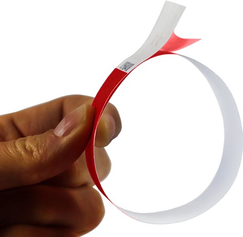 Polsband Combicraft Tyvek rood-2