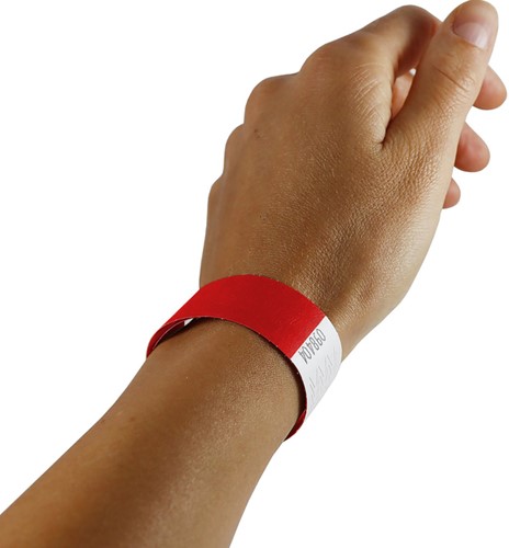 Polsband Combicraft Tyvek rood-3