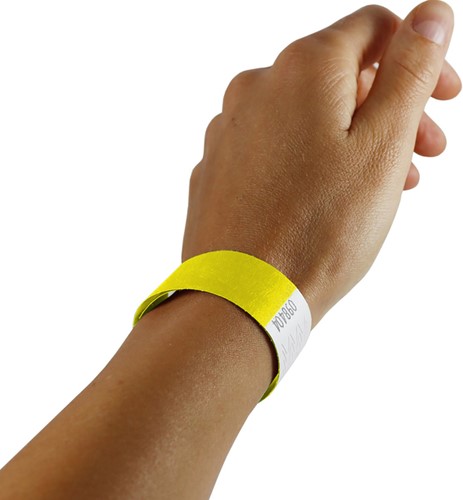Polsband Combicraft Tyvek geel-3