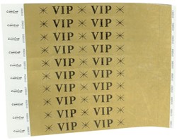 Polsbandje CombiCraft met opdruk VIP wit
