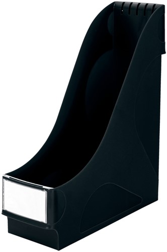 Tijdschriftencassette Leitz extra breed zwart