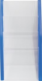 Folderhouder Helit wand 4xA4 zwart-3