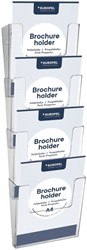Folderhouder OPUS 2 A4 wand staand koppelbaar transparant