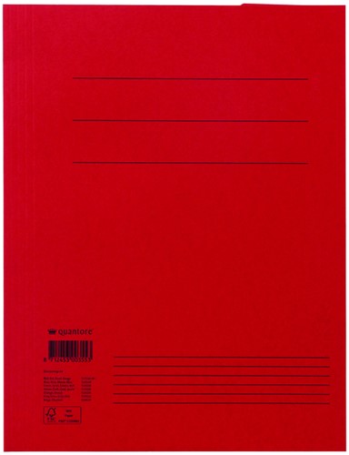 Dossiermap Quantore A4 320gr rood