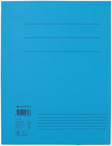 Dossiermap Quantore A4 320gr blauw