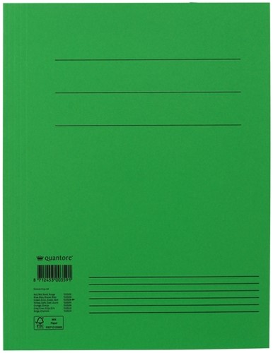 Dossiermap Quantore A4 250gr groen